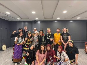 A photo to commemorate our gamelan performance on the Indonesian Cultural Day.